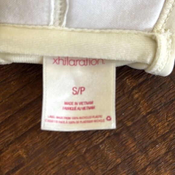 Xhilaration Lacy Top~Ruched Bottom~Bikini | Off white. - Picture 8 of 8